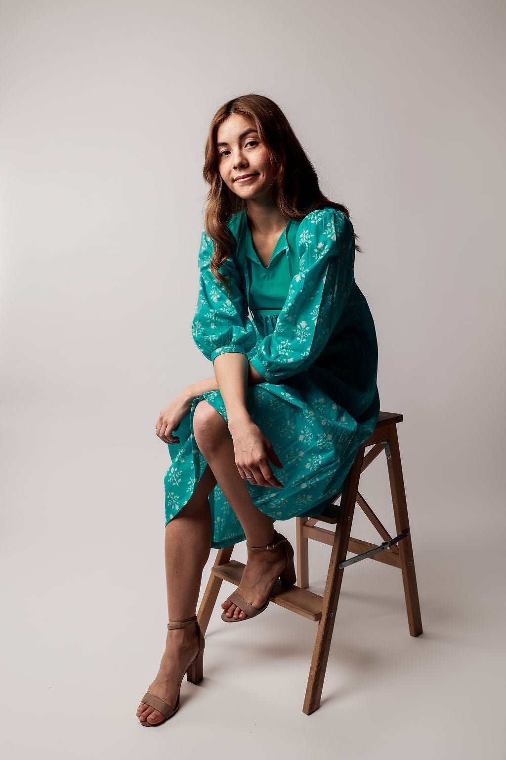 Jalpari Handblock Printed Dress - Wildalaya