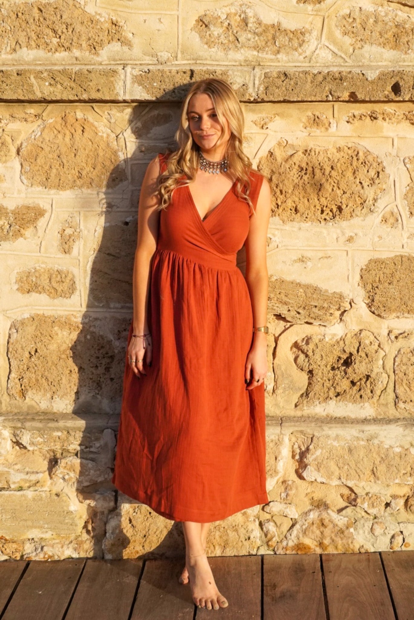 Kimberley Wrap Dress - Wildalaya